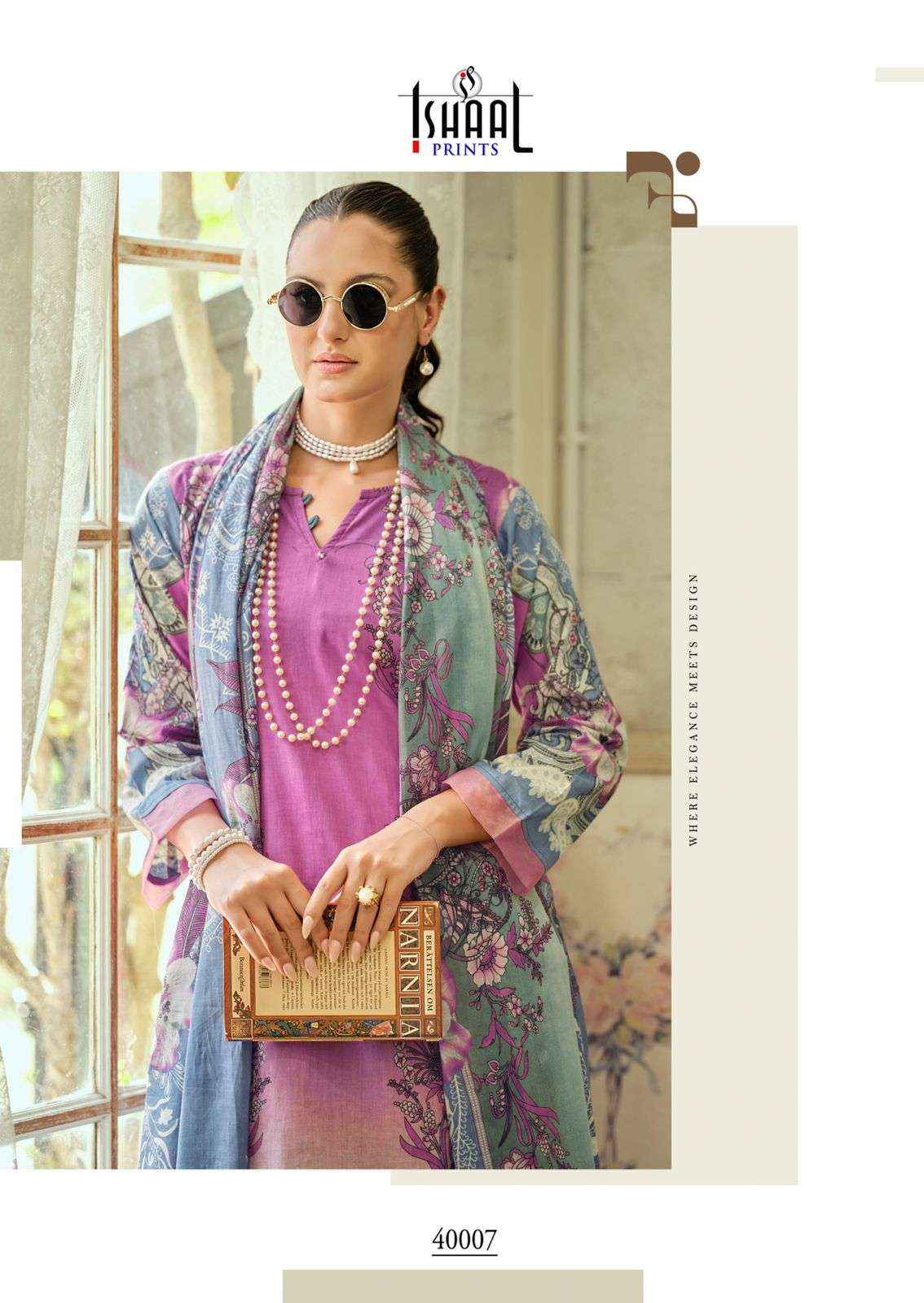 Ishaal Prints Gulmohar Combo Pure Lawn Cotton Dress Material Wholesale Collection ( 10 Pcs Catalog )