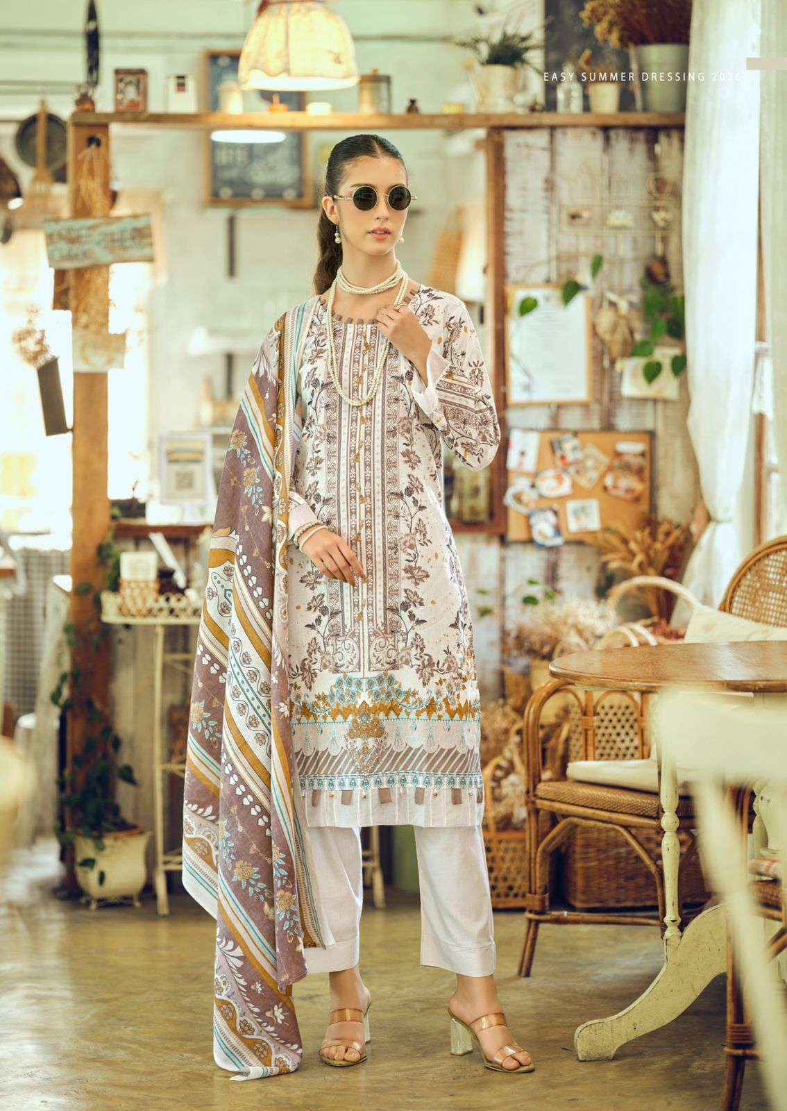 Ishaal Prints Gulmohar Combo Pure Lawn Cotton Dress Material Wholesale Collection ( 10 Pcs Catalog )