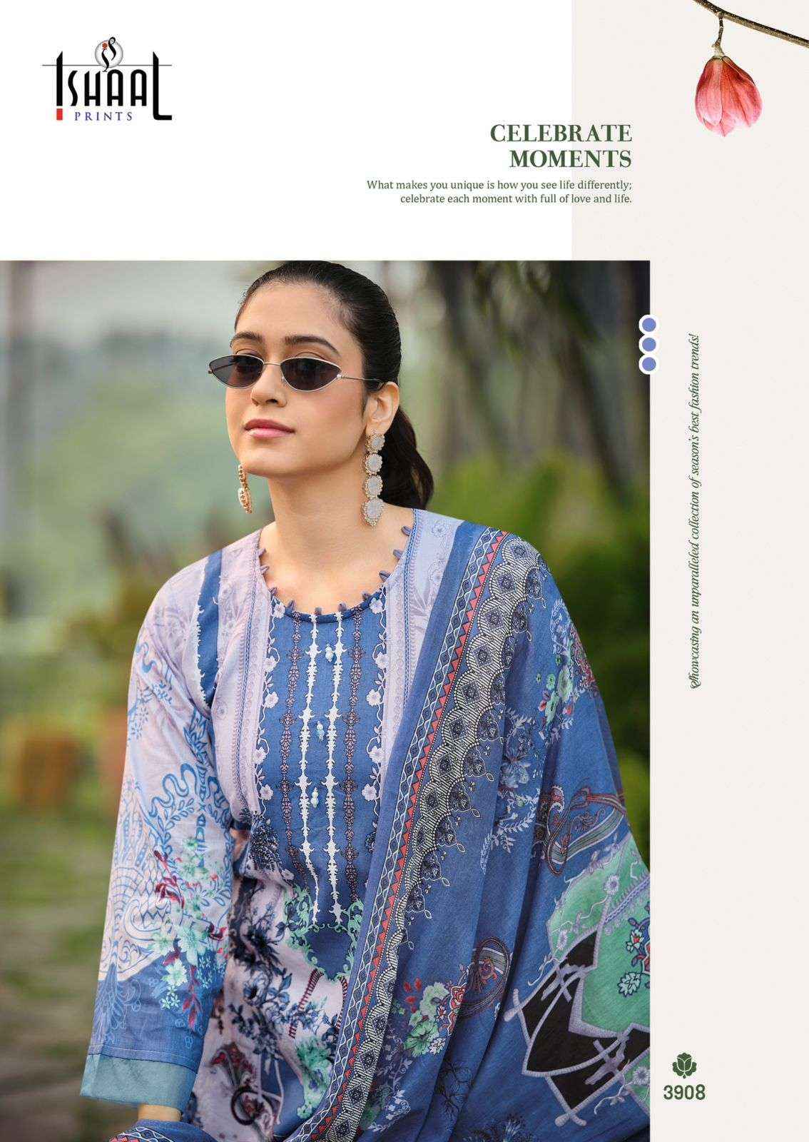 Ishaal Prints Gulmohar Combo Pure Lawn Cotton Dress Material Wholesale Collection ( 10 Pcs Catalog )