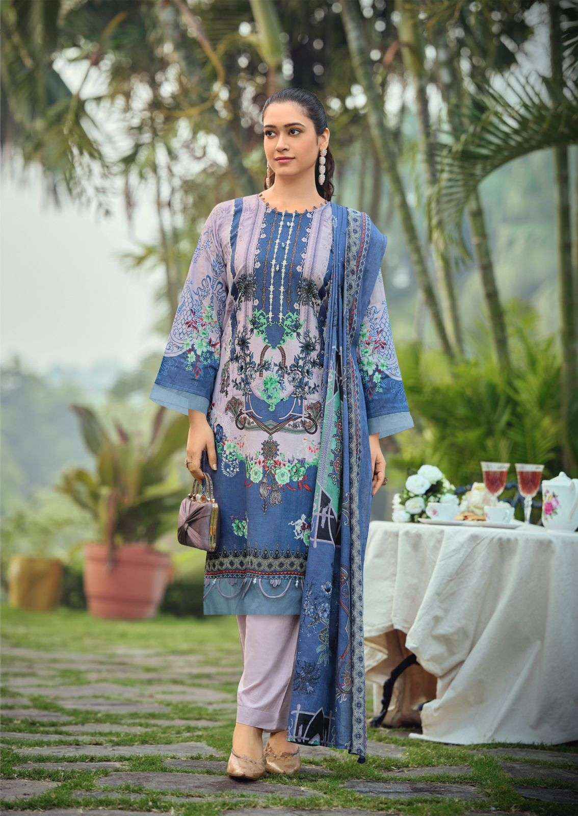 Ishaal Prints Gulmohar Combo Pure Lawn Cotton Dress Material Wholesale Collection ( 10 Pcs Catalog )