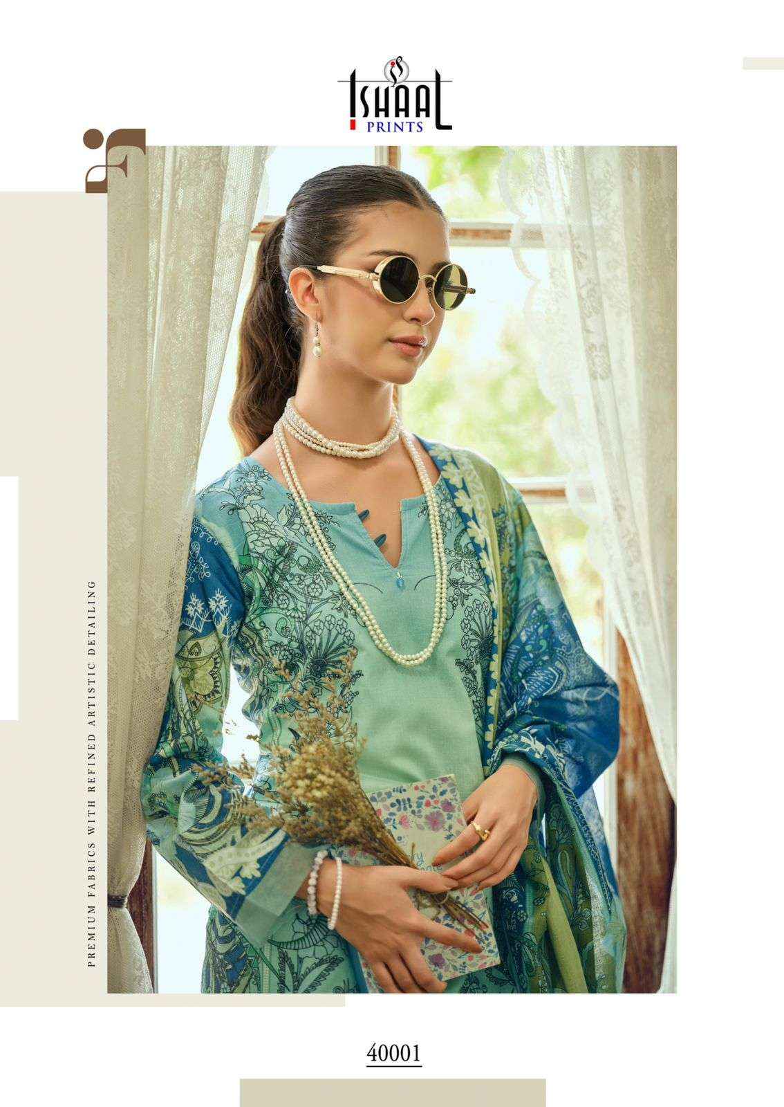 Ishaal Prints Gulmohar Combo Pure Lawn Cotton Dress Material Wholesale Collection ( 10 Pcs Catalog )
