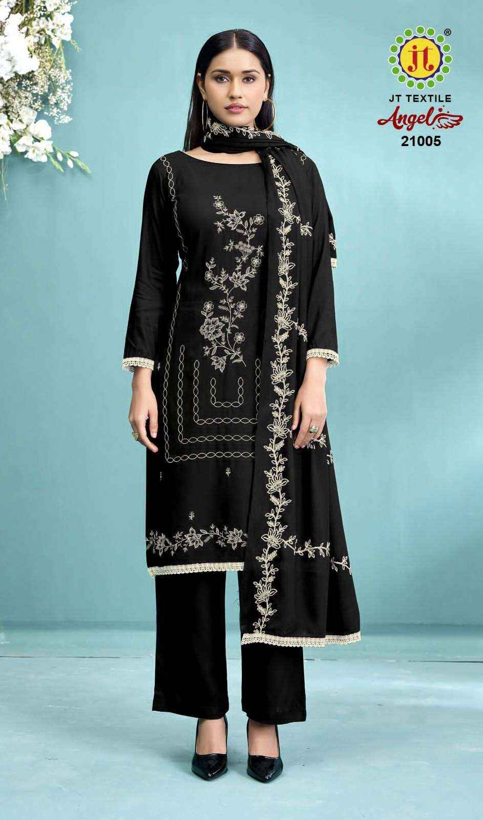 Jt Angel Vol 21 Rayon Suit Wholesale Catalogue Price ( 5 Pcs Catalogue )