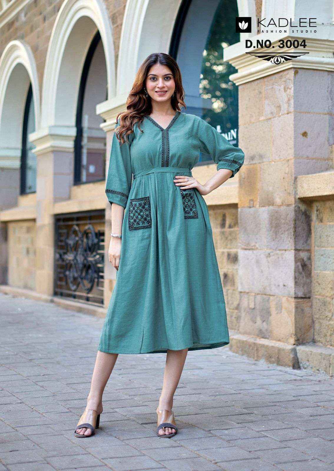 Kadlee Aleena Viscose Gown Collection ( 5 Pcs Catalog )