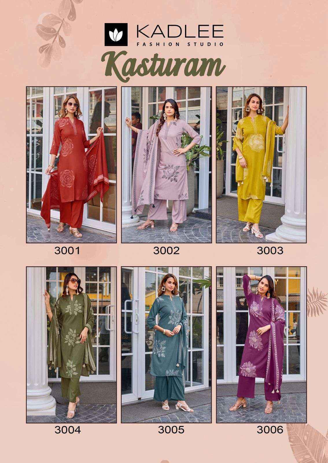Kadlee Kasturam Rayon Kurti Combo Collection ( 6 Pcs Catalog )