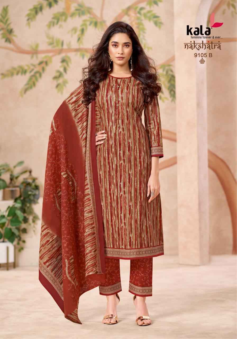 Kala Fashion Nakshatra Vol 5 Cotton Dress Material Wholesale Price ( 12 pcs Catalogue )