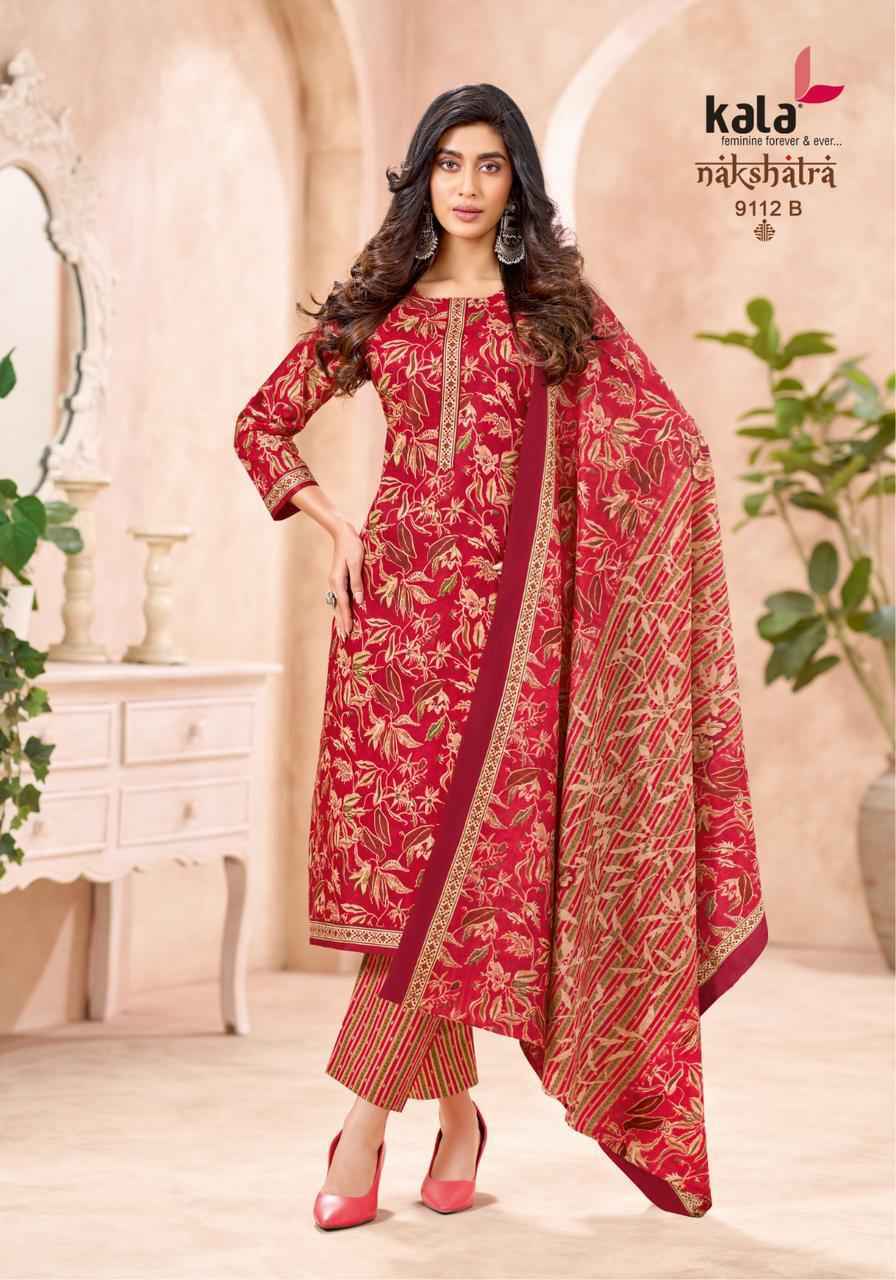 Kala Fashion Nakshatra Vol 5 Cotton Dress Material Wholesale Price ( 12 pcs Catalogue )