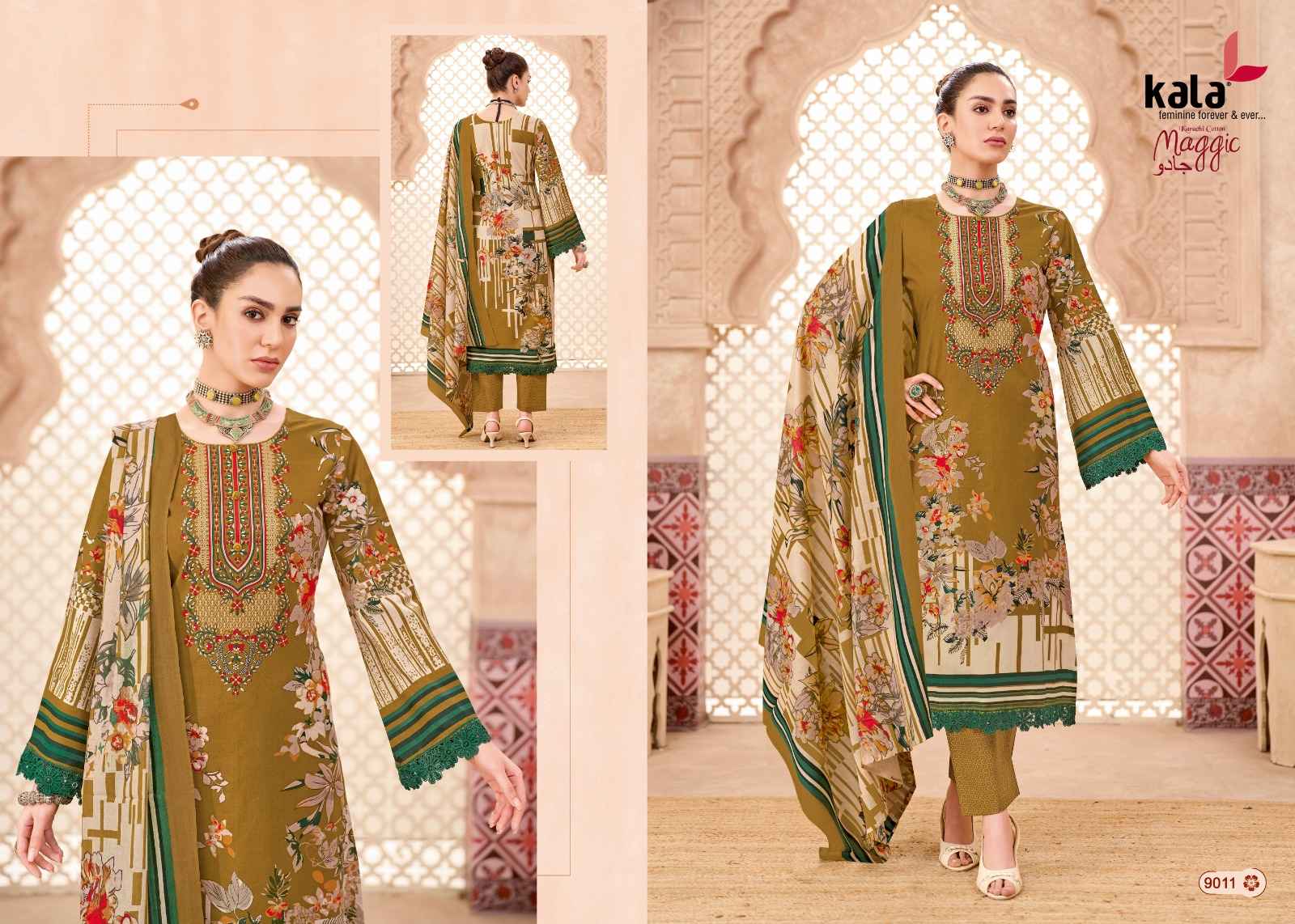 Kala Maggic Vol-24 Karachi Dress Material Wholesale Price 12 Pcs Catalogue