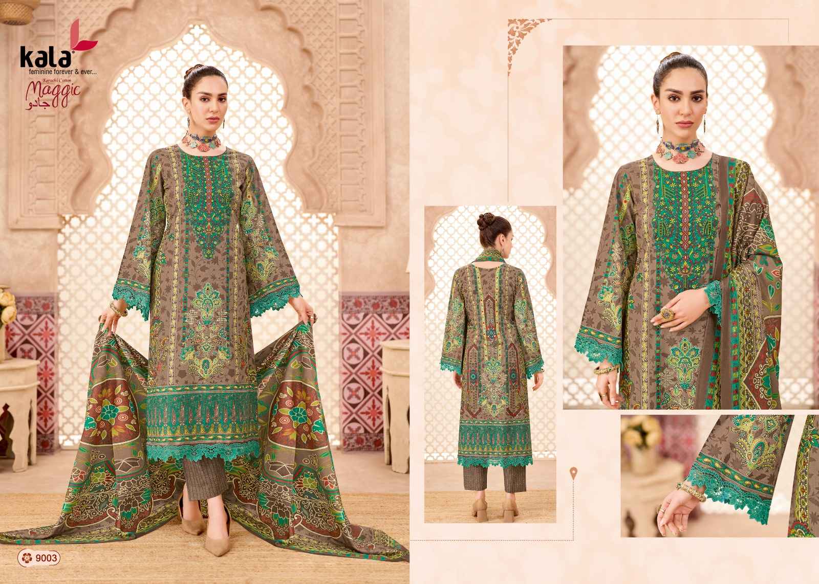 Kala Maggic Vol-24 Karachi Dress Material Wholesale Price 12 Pcs Catalogue