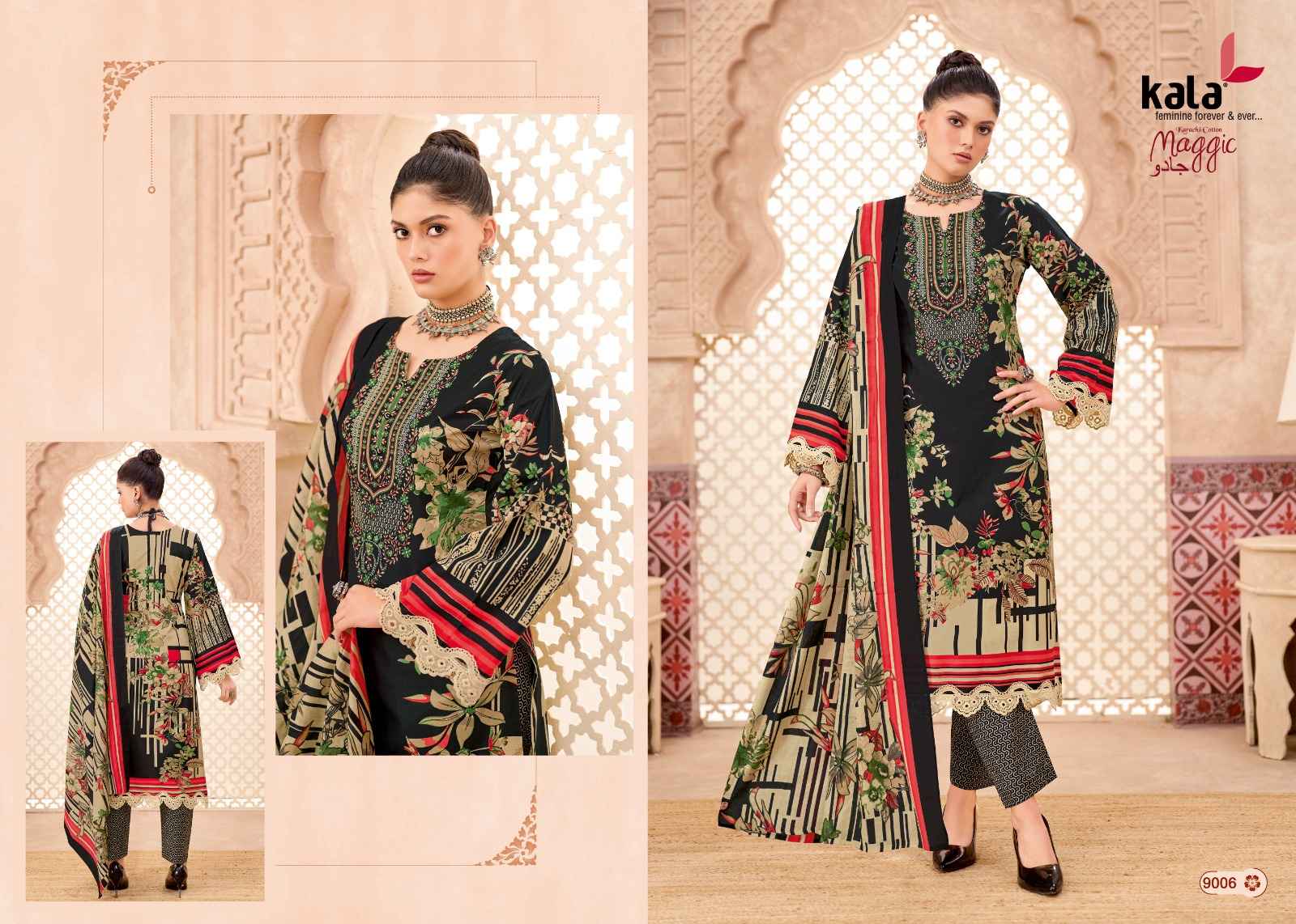 Kala Maggic Vol-24 Karachi Dress Material Wholesale Price 12 Pcs Catalogue