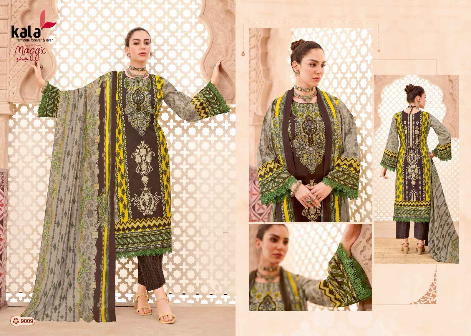 Kala Maggic Vol-24 Karachi Dress Material Wholesale Price 12 Pcs Catalogue