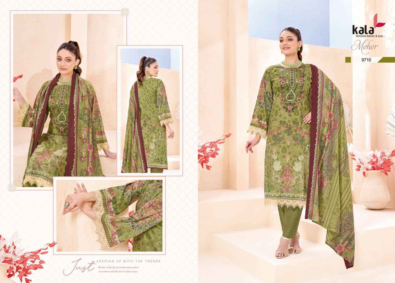 Kala Meher Vol 12 Cotton Dress Material Wholesale Rate ( 12 Pcs Catalog )