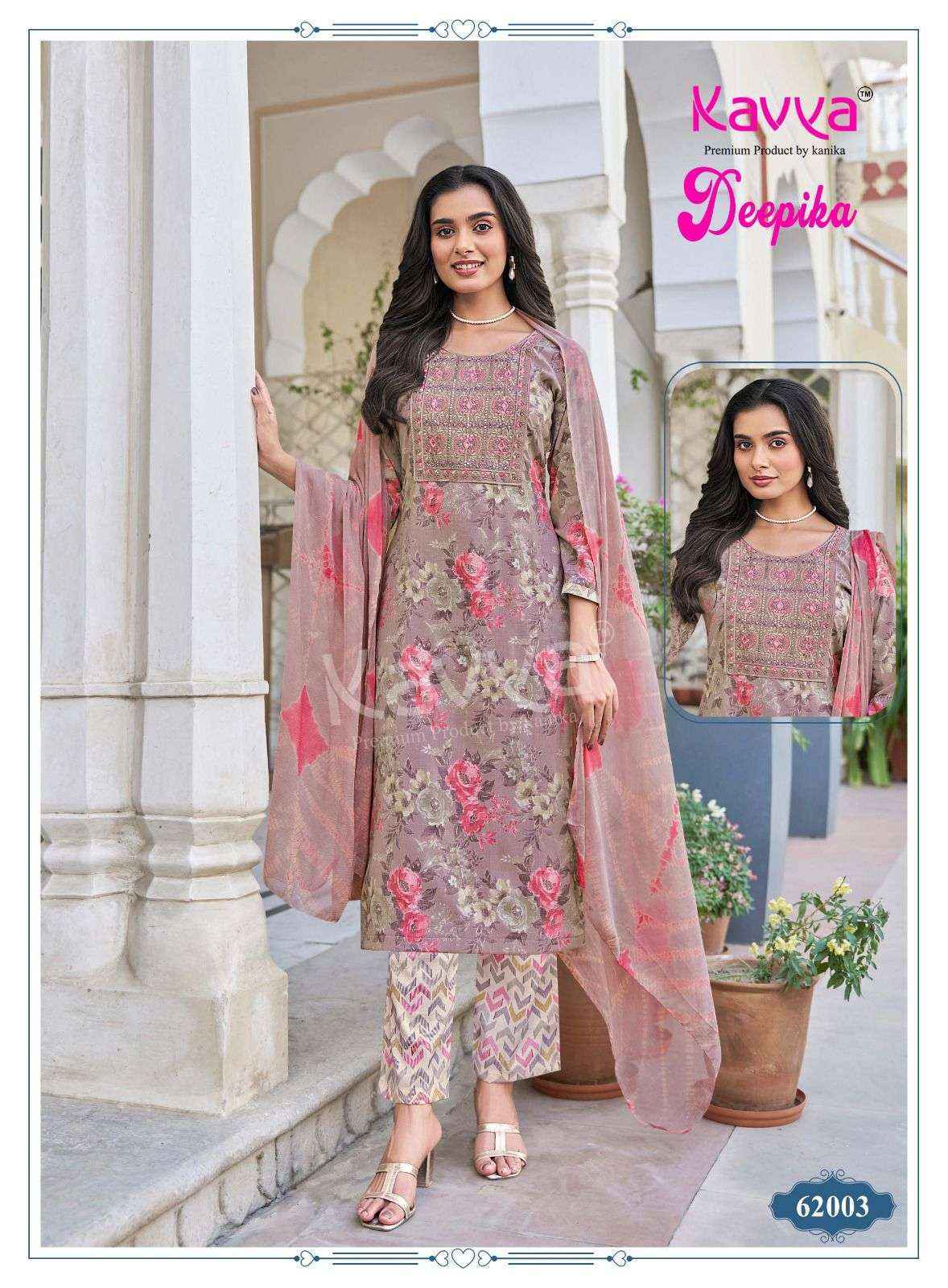 Kavya Deepika Vol 62 Capsule Readymade Suits Wholesale 10 pcs Catalogue