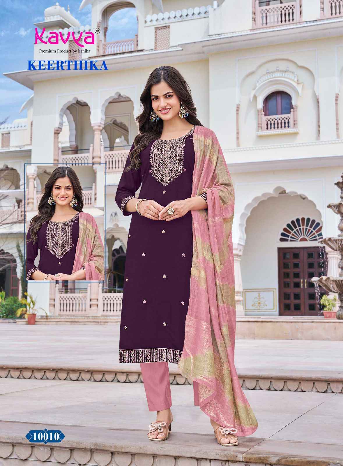 Kavya Keerthika Vol 10 Viscose Readymade suits Wholesale Online Price ( 10 Pcs Catalogue )