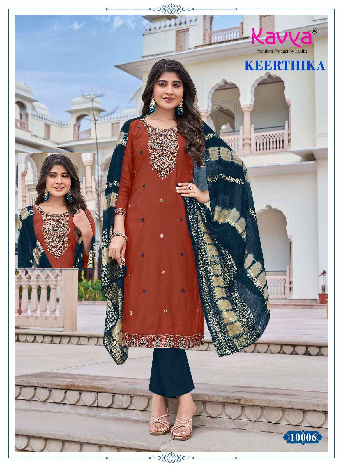 Kavya Keerthika Vol 10 Viscose Readymade suits Wholesale Online Price ( 10 Pcs Catalogue )