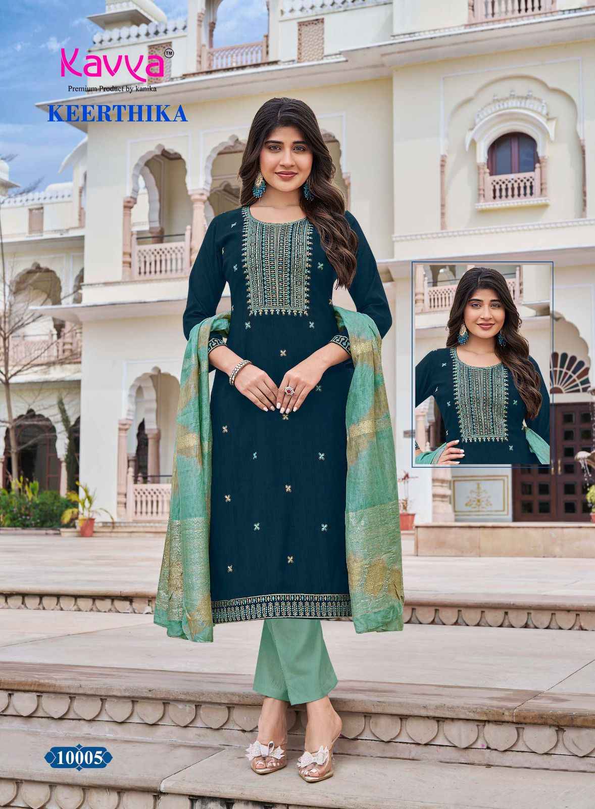 Kavya Keerthika Vol 10 Viscose Readymade suits Wholesale Online Price ( 10 Pcs Catalogue )