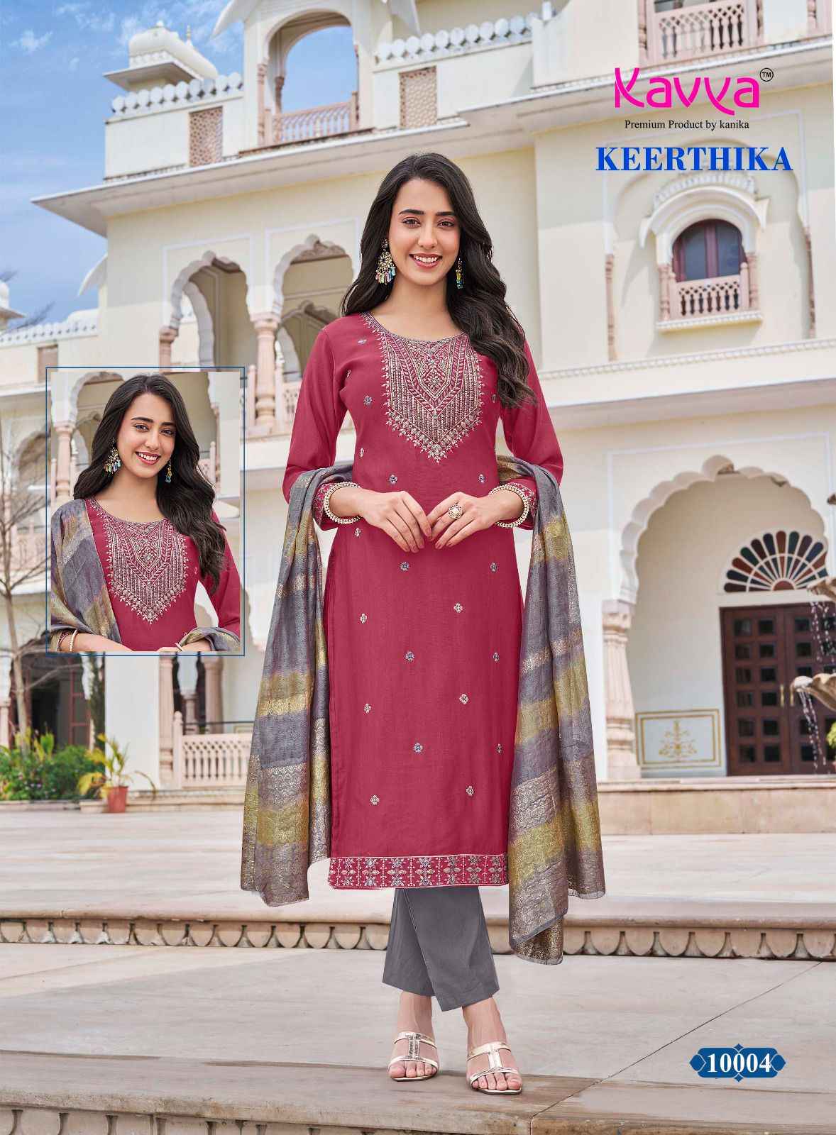 Kavya Keerthika Vol 10 Viscose Readymade suits Wholesale Online Price ( 10 Pcs Catalogue )