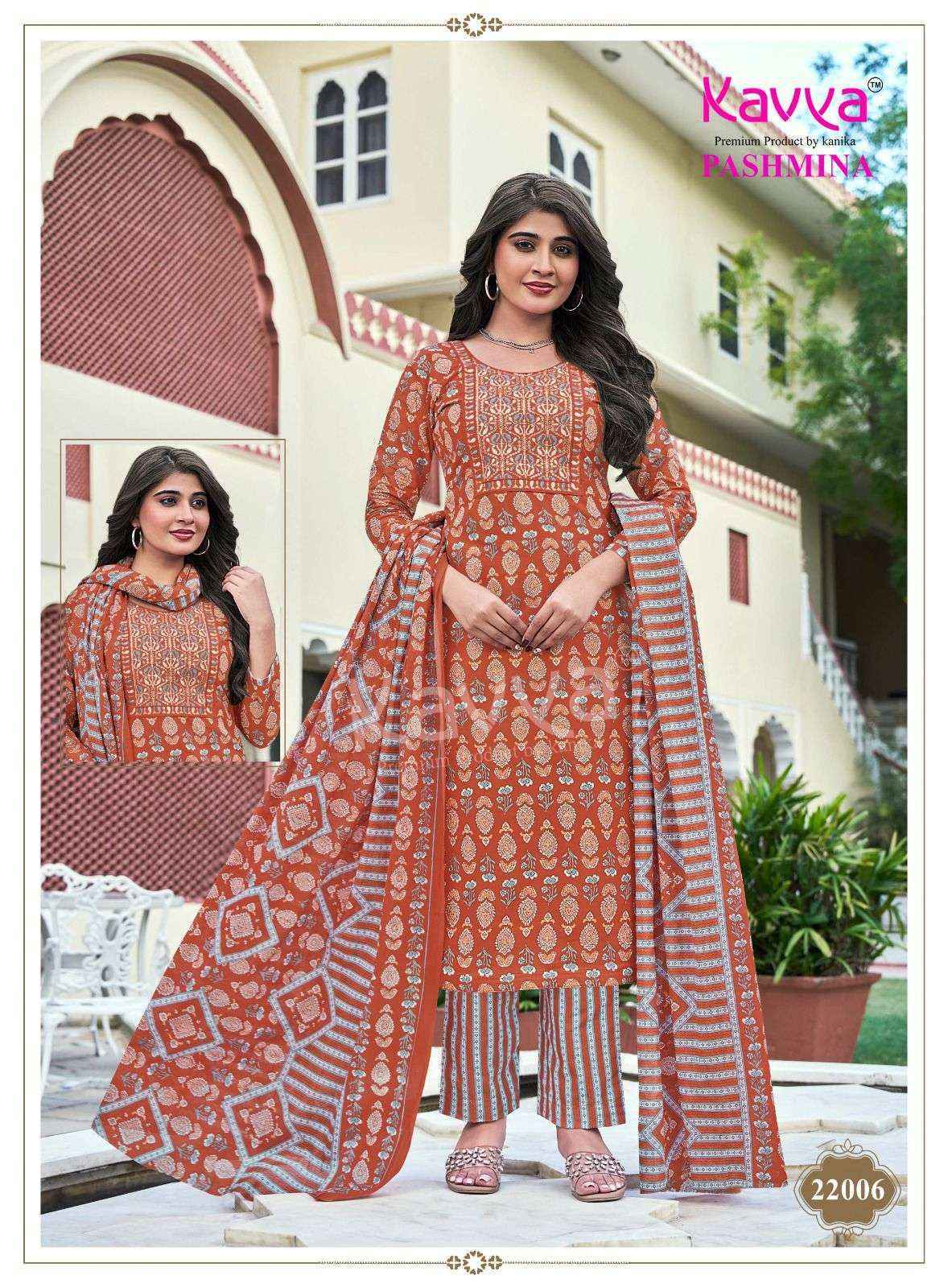 Kavya Pashmina Vol 22 Malasian Wholesale Readymade Suits 10 pcs Catalogue