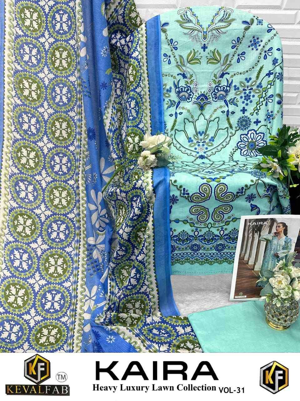 Keval Fab Kaira Vol 31 Lawn Cotton Dress Material Collection ( 6 Pcs Catalog )