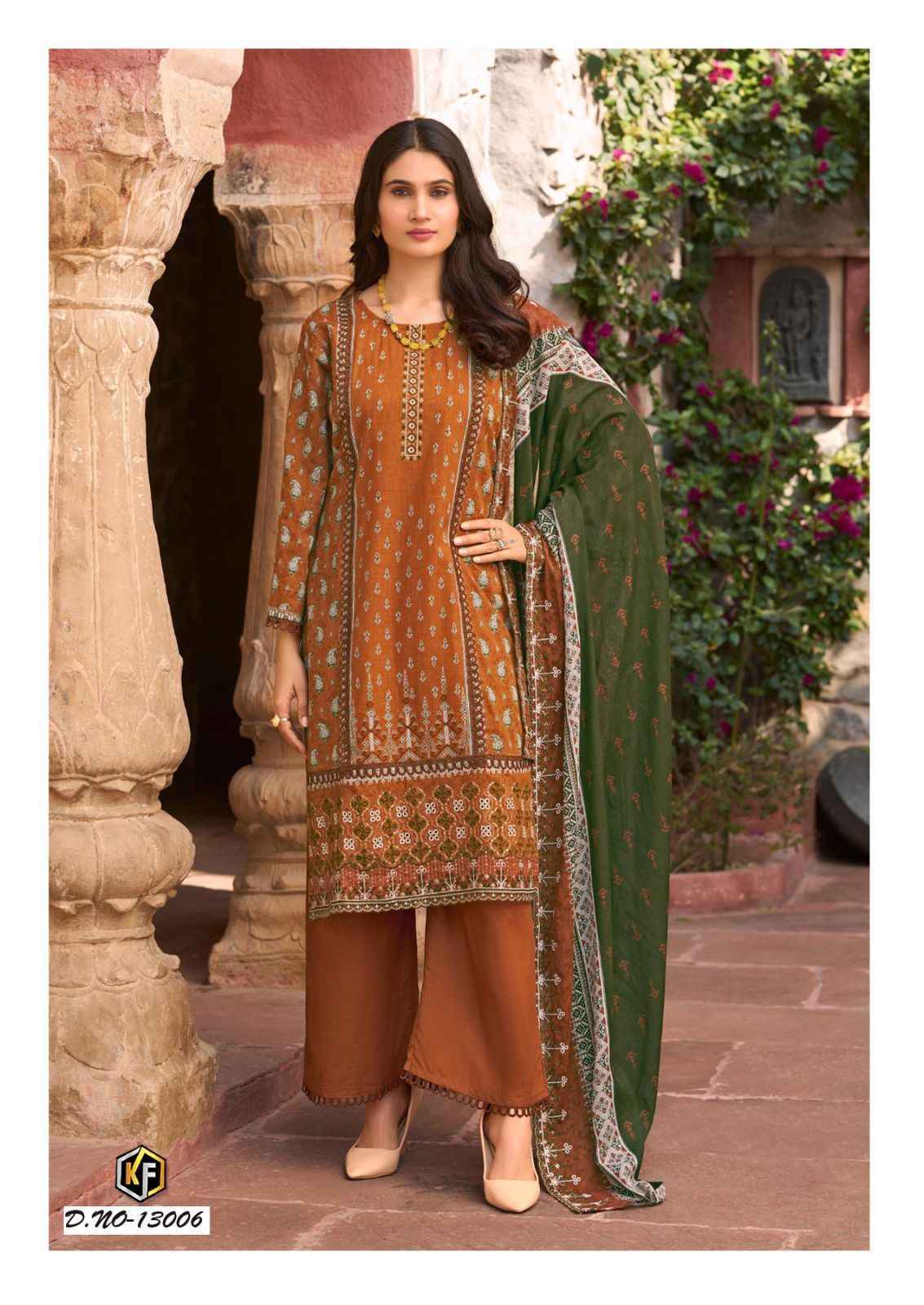 Keval Fab Kaneez Vol 13 Cotton Dress Material Wholesale Price ( 6 pcs Catalogue )