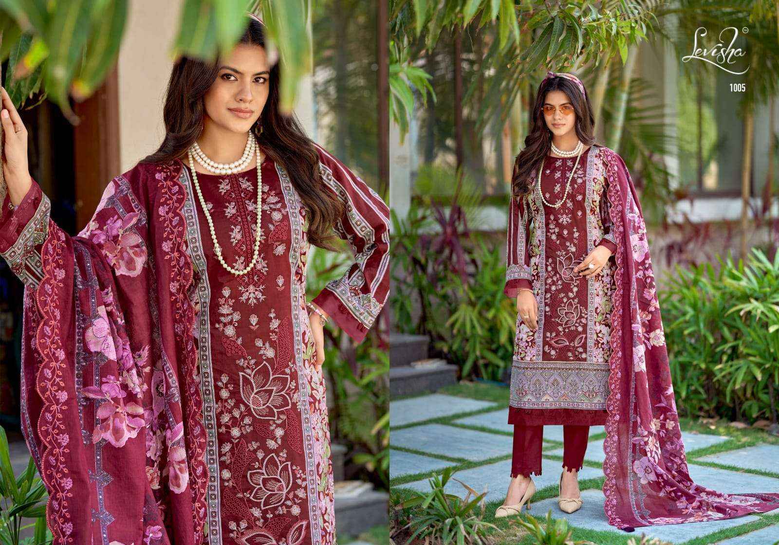 Levisha Madhubala Vol 16 Lawn Cotton Dress Material Wholesale Collection ( 6 Pcs Catalog )