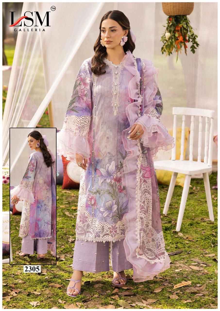LSM Galleria Parian Dream Vol 23 Lawn Dress Material Wholesale Price ( 6 pcs Catalogue )