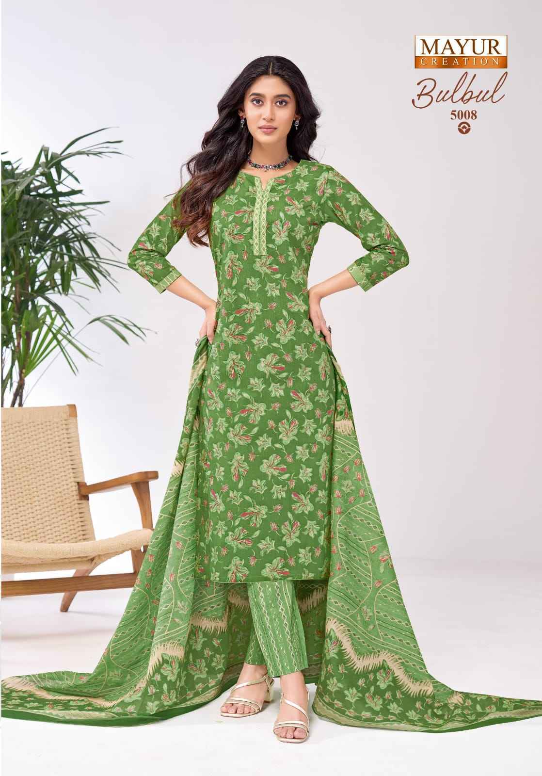 Mayur Creation Bulbul Vol 5 Cotton Dress Material Wholesale Collection ( 10 Pcs Catalog )