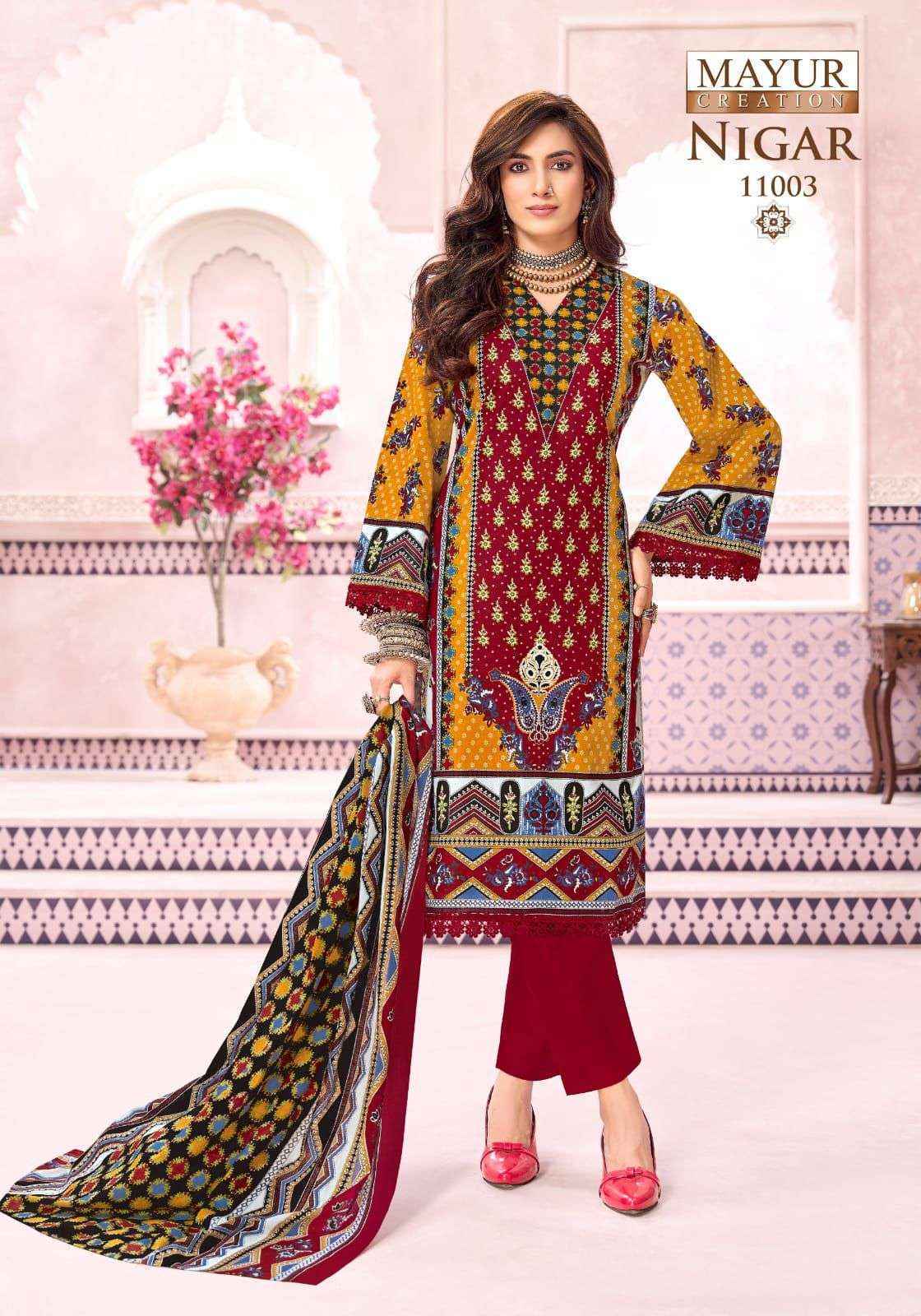 Mayur Creation Nigar Vol 11 Cotton Dress Material Wholesale Collection ( 8 Pcs Catalog )
