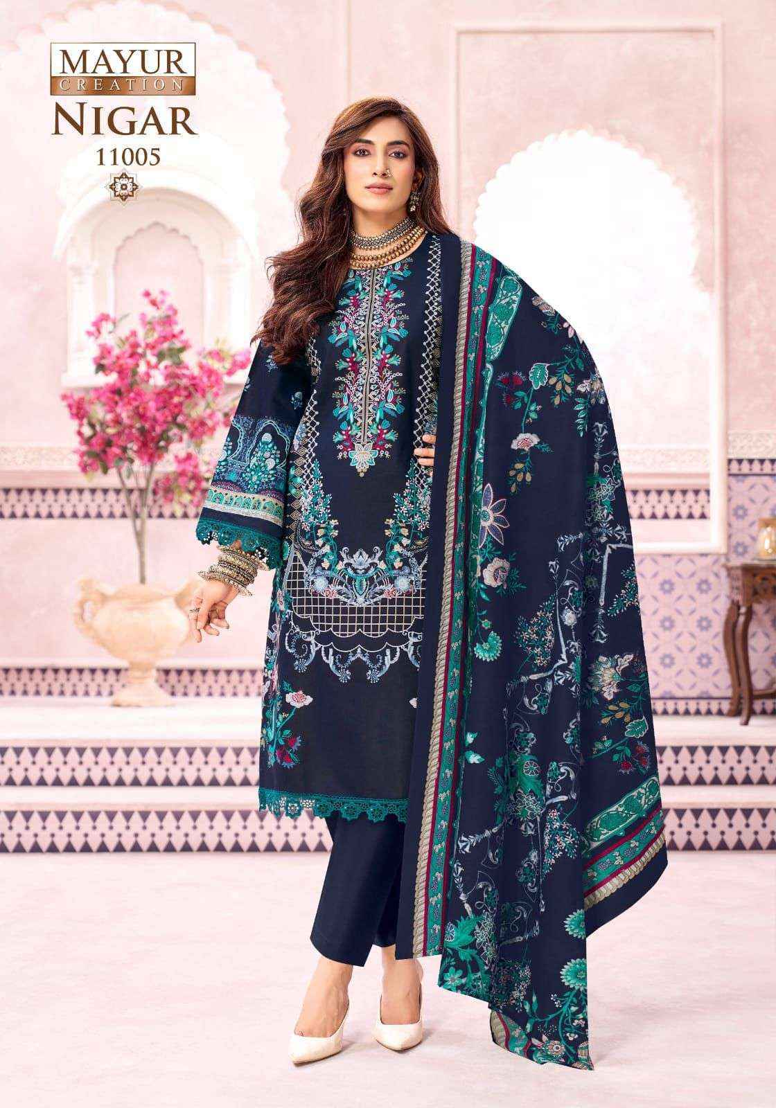Mayur Creation Nigar Vol 11 Cotton Dress Material Wholesale Collection ( 8 Pcs Catalog )