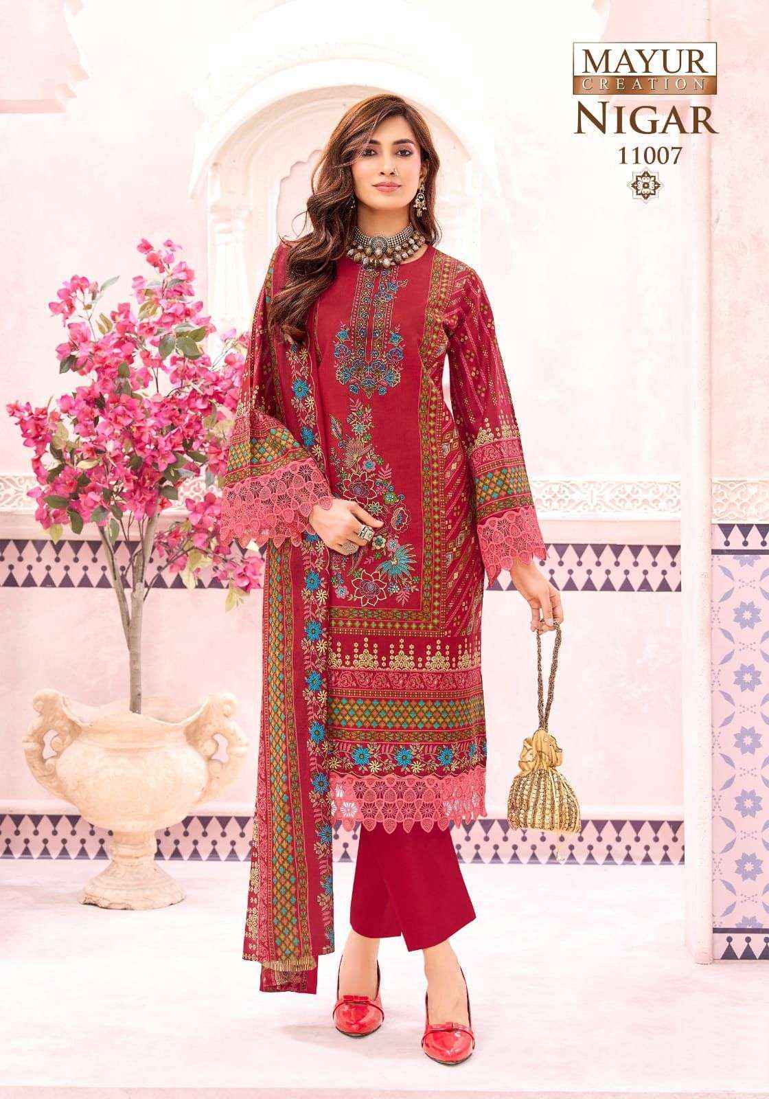 Mayur Creation Nigar Vol 11 Cotton Dress Material Wholesale Collection ( 8 Pcs Catalog )