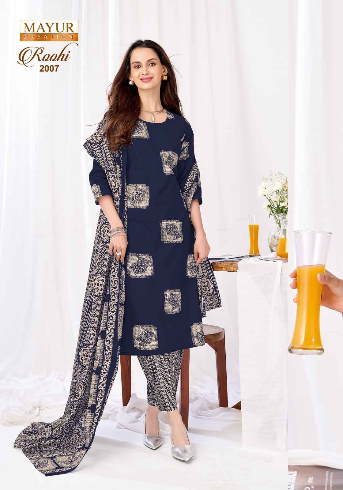 Mayur Creation Roohi Vol 2 Cotton Wholesale Dress Material 10 pcs Catalogue