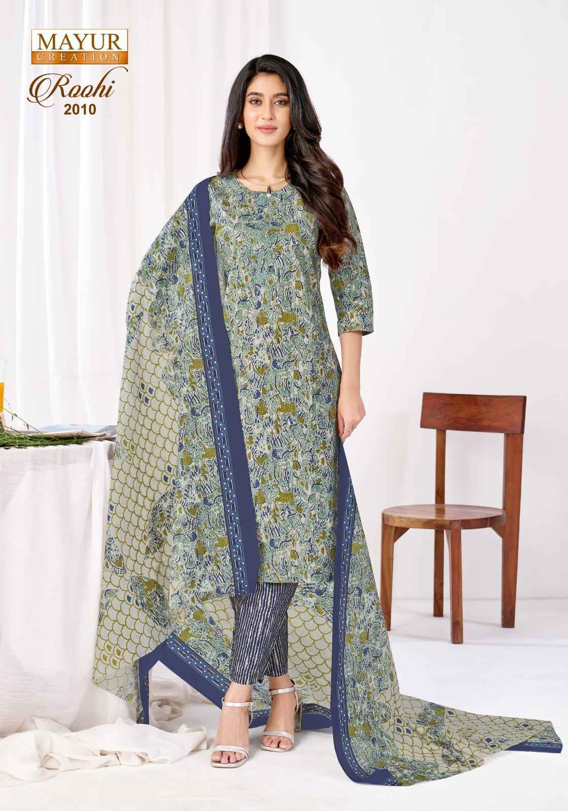 Mayur Creation Roohi Vol 2 Cotton Wholesale Dress Material 10 pcs Catalogue