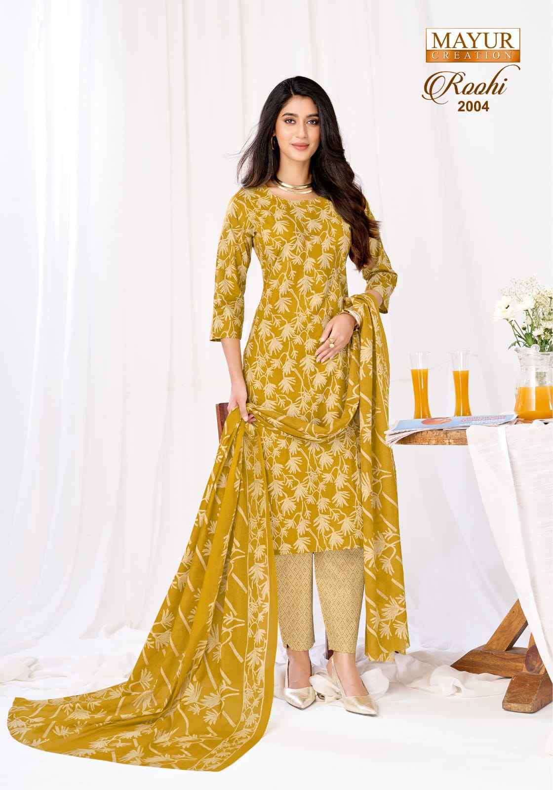 Mayur Creation Roohi Vol 2 Cotton Wholesale Dress Material 10 pcs Catalogue