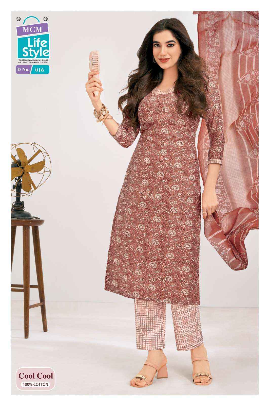 MCM Lifestyle Cool Cool Cotton Readymade Suits Wholesale Price ( 10 pcs Catalogue )