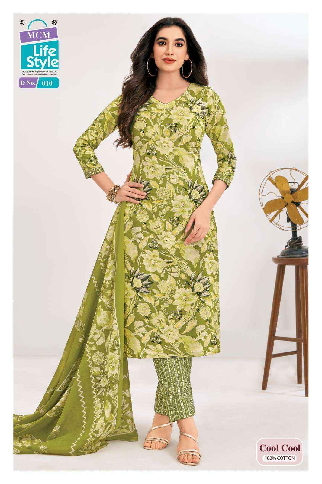 MCM Lifestyle Cool Cool Cotton Readymade Suits Wholesale Price ( 10 pcs Catalogue )