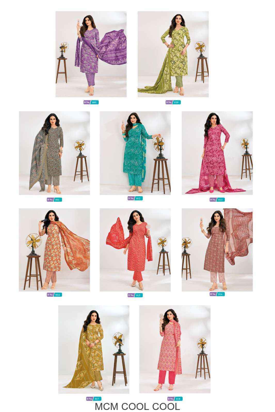 MCM Lifestyle Cool Cool Cotton Readymade Suits Wholesale Price ( 10 pcs Catalogue )