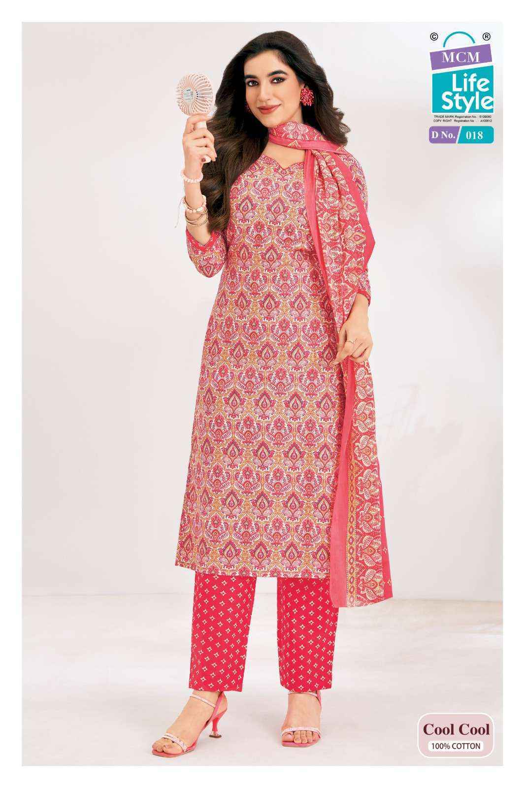 MCM Lifestyle Cool Cool Cotton Readymade Suits Wholesale Price ( 10 pcs Catalogue )