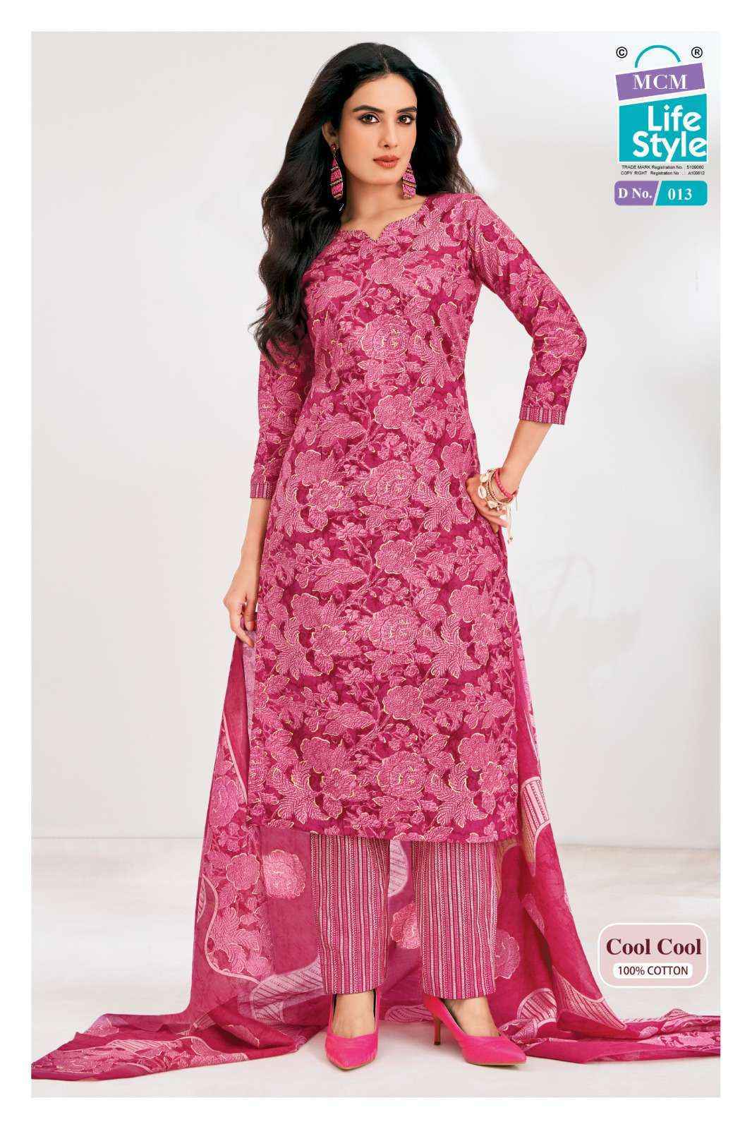 MCM Lifestyle Cool Cool Cotton Readymade Suits Wholesale Price ( 10 pcs Catalogue )