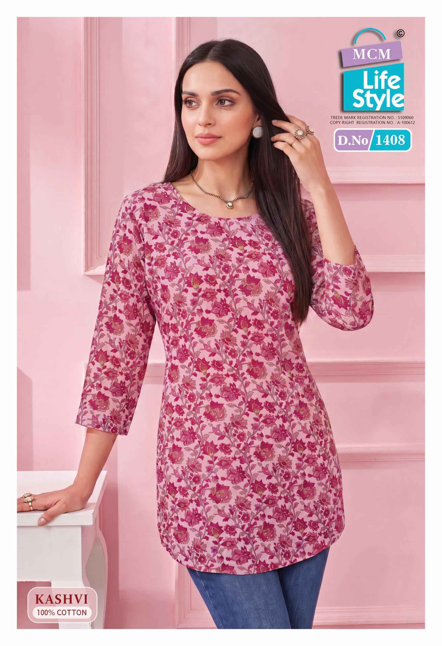MCM Lifestyle Kashvi Vol 14 Wholesale Cotton Kurti ( 10 pcs Catalogue )