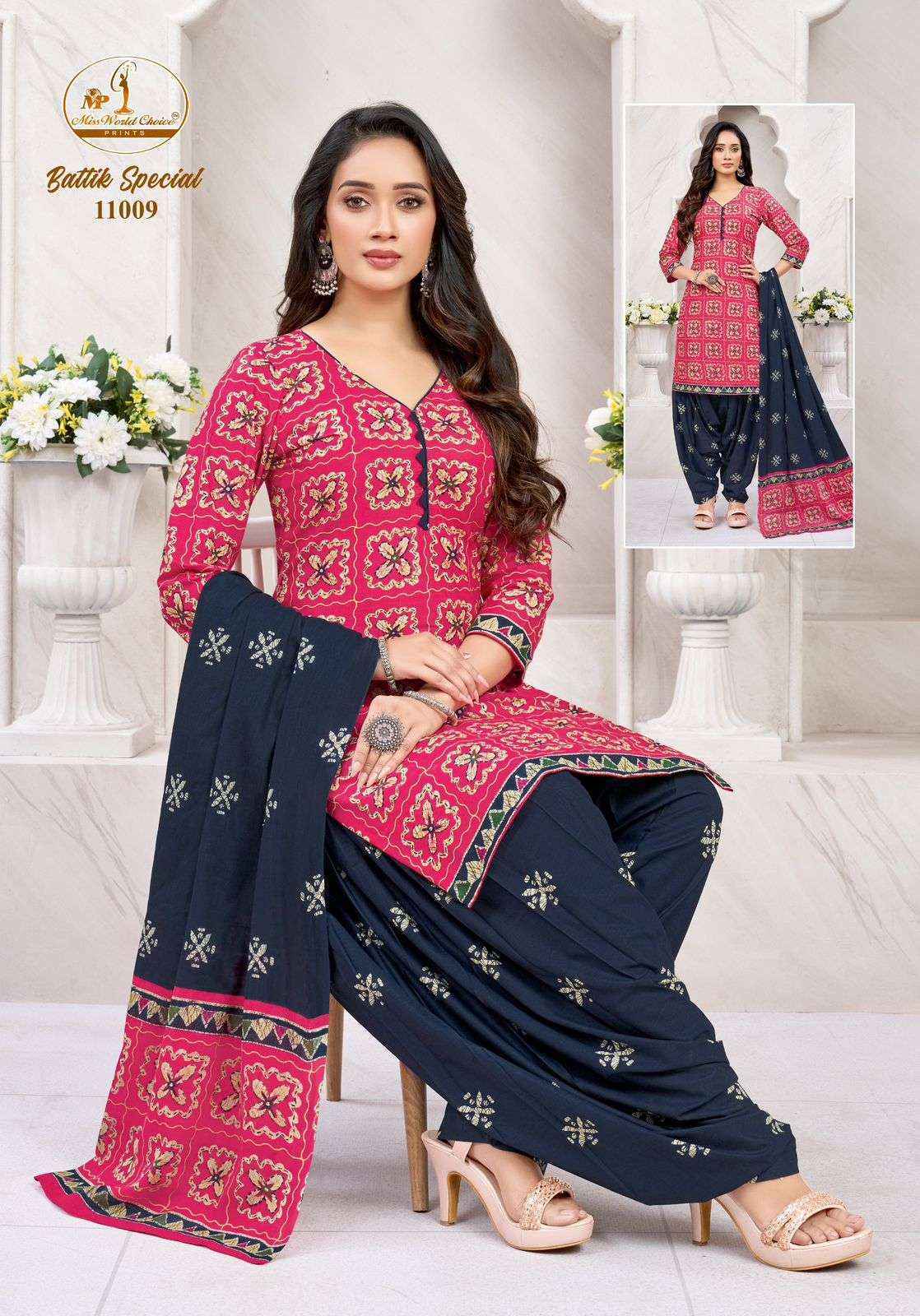 Miss World Choice Batik Special Vol 11 Readymade Cotton Dress Collection ( 10 Pcs Catalog )