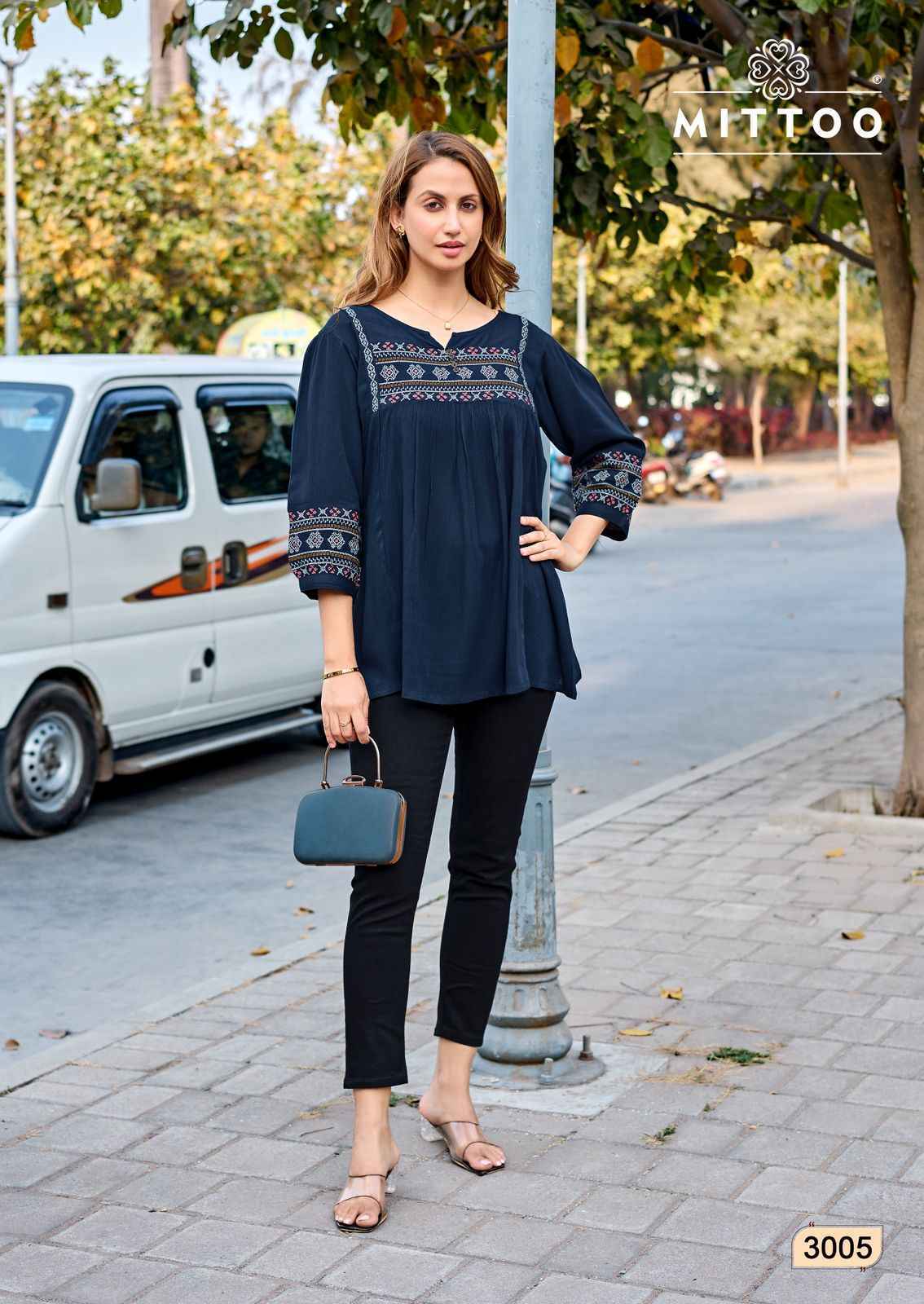 Mittoo Fashion Emlee Rayon Top Wholesale Price ( 6 pcs Catalogue )