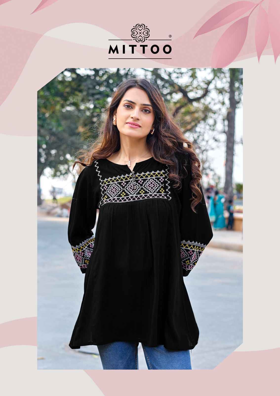Mittoo Fashion Emlee Rayon Top Wholesale Price ( 6 pcs Catalogue )