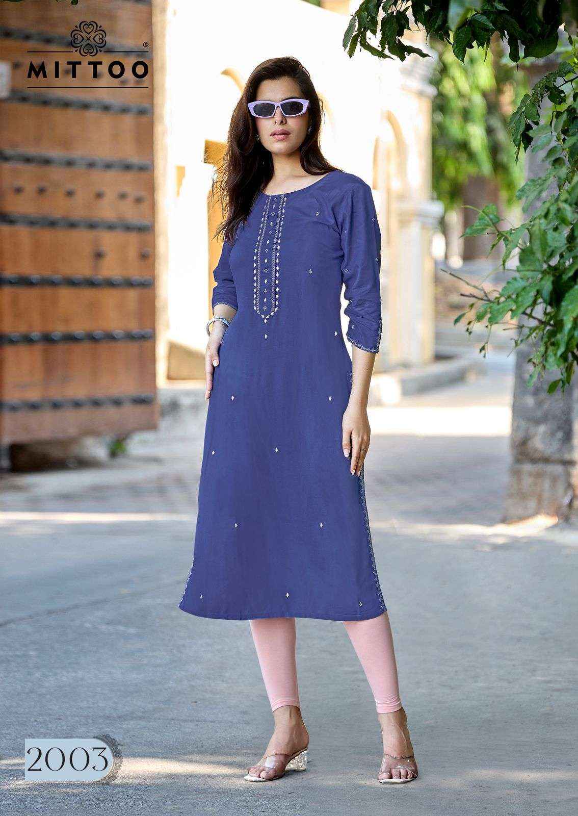 Mittoo Haya Rayon Kurti Wholesale Price