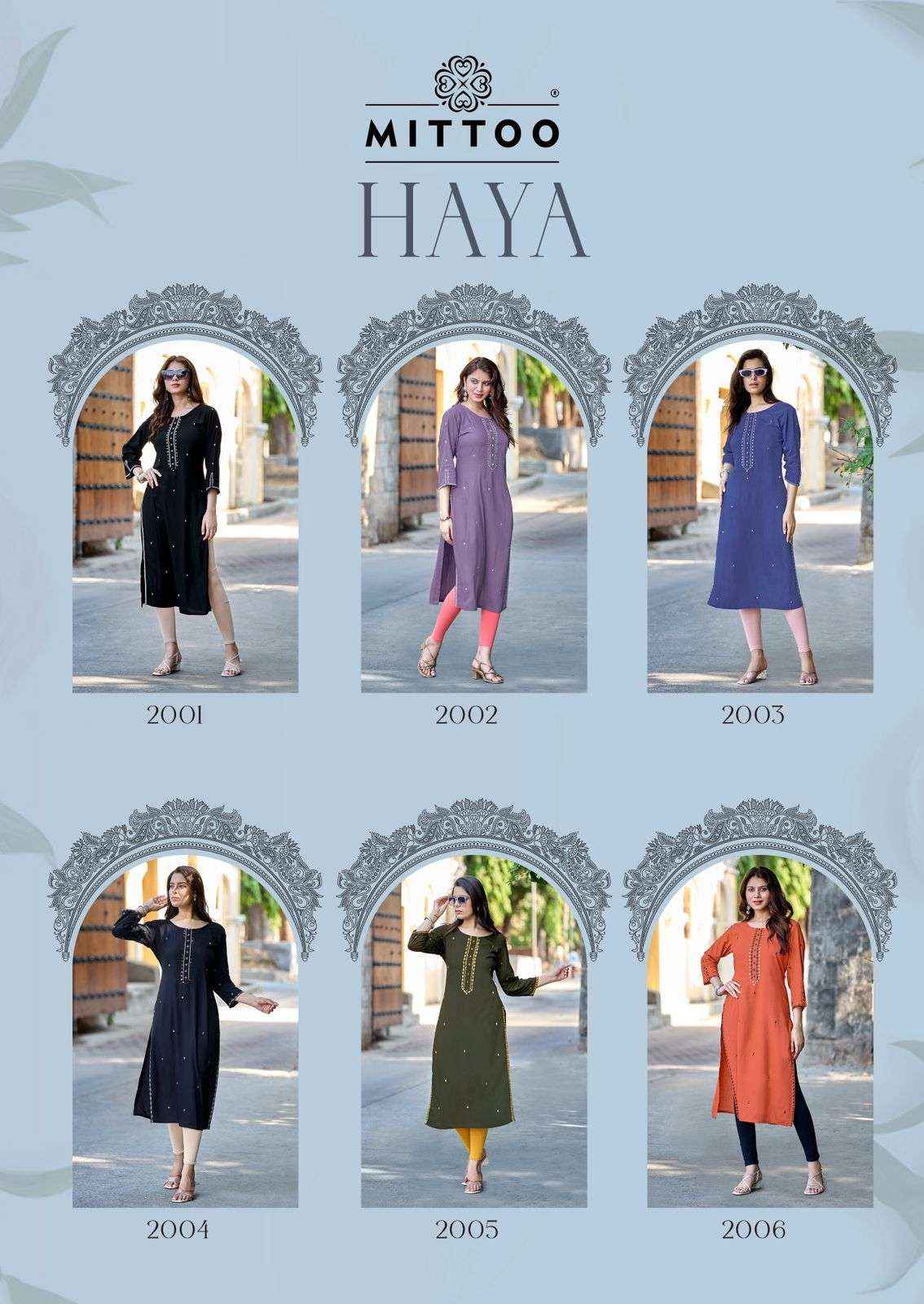 Mittoo Haya Rayon Kurti Wholesale Price