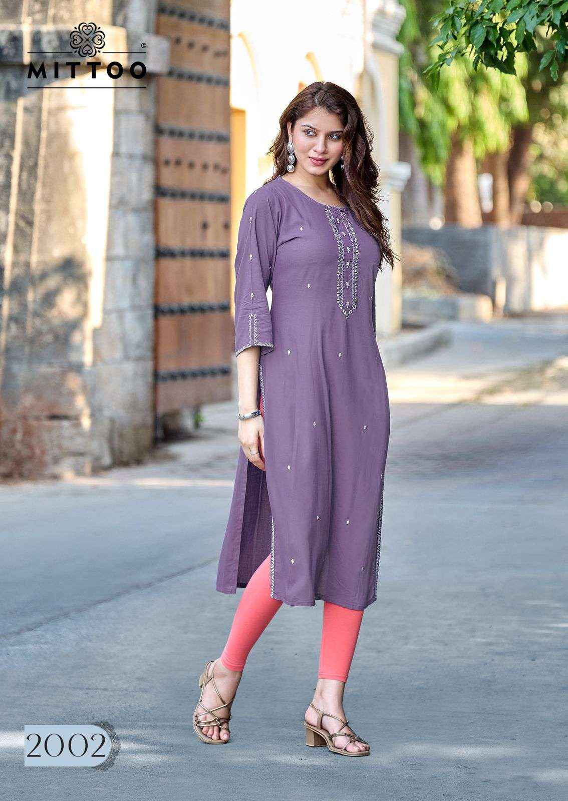 Mittoo Haya Rayon Kurti Wholesale Price