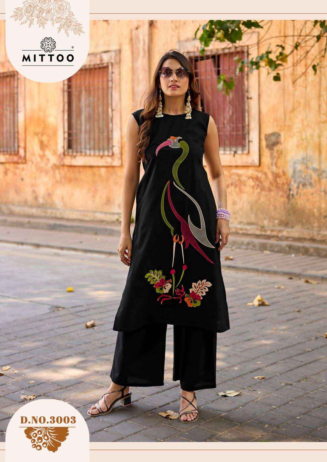 Mittoo Udaan Casual Wear Top Bottom Pair Set Dress Collection ( 6 Pcs Catalog )