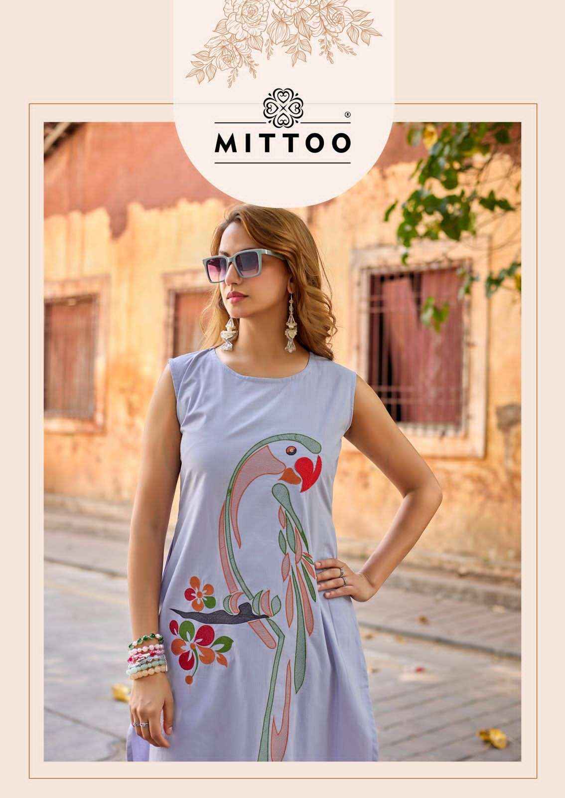 Mittoo Udaan Casual Wear Top Bottom Pair Set Dress Collection ( 6 Pcs Catalog )