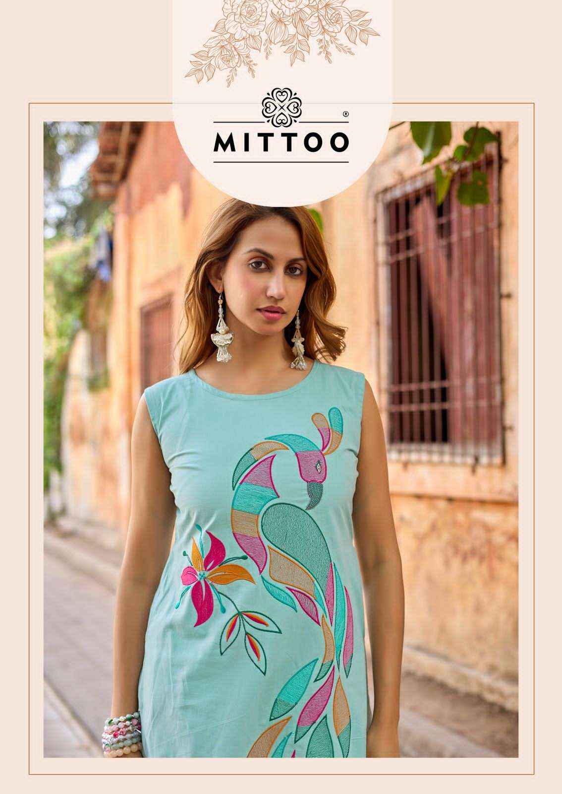 Mittoo Udaan Casual Wear Top Bottom Pair Set Dress Collection ( 6 Pcs Catalog )