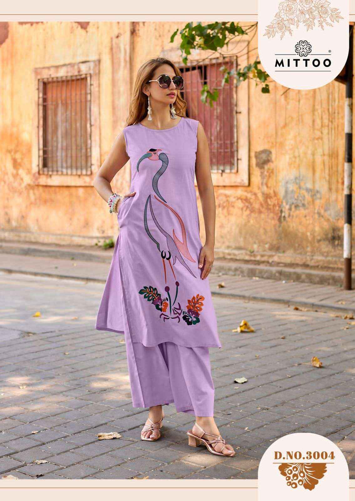 Mittoo Udaan Casual Wear Top Bottom Pair Set Dress Collection ( 6 Pcs Catalog )