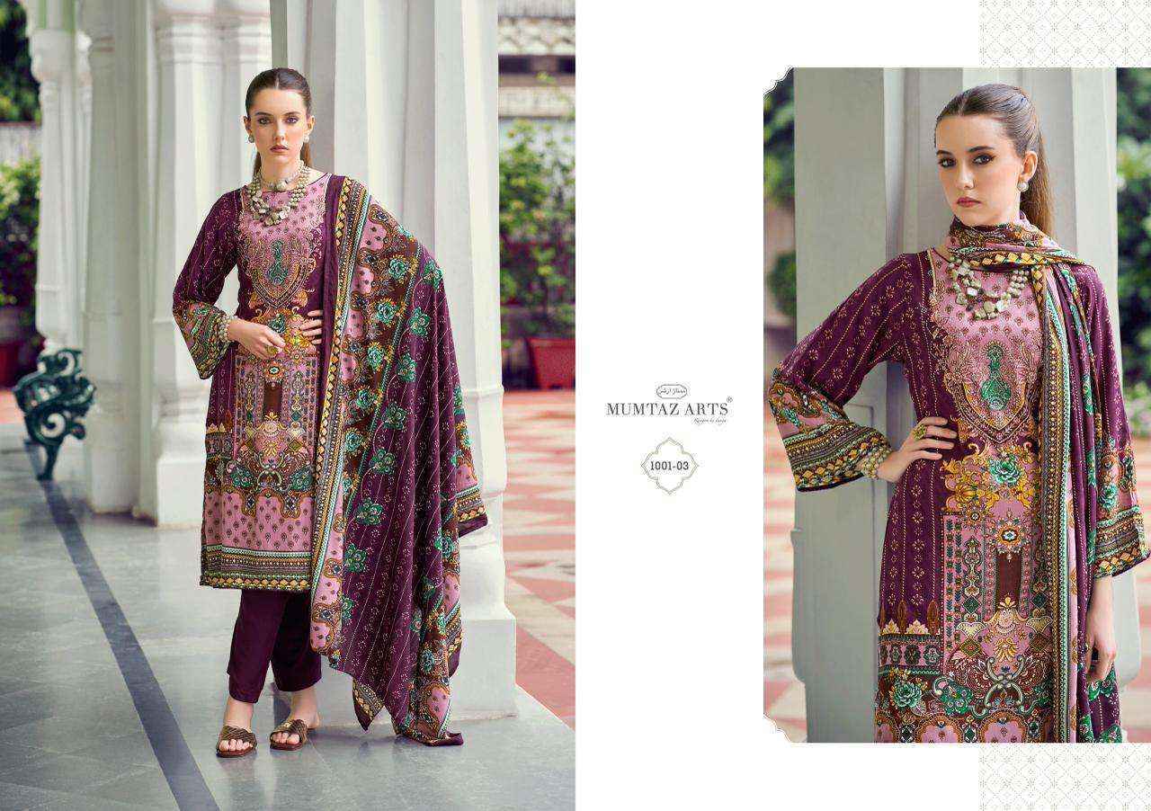 Mumtaz Arts Makhmali Viscose Rayon Dress Material Wholesale Collection ( 5 Pcs Catalog )