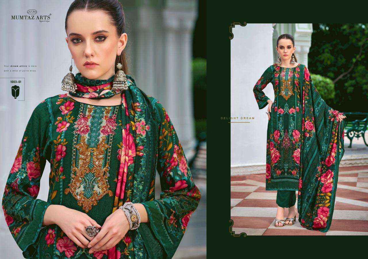 Mumtaz Arts Makhmali Viscose Rayon Dress Material Wholesale Collection ( 5 Pcs Catalog )